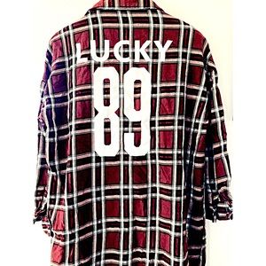 Shein - long sleeves maternity button down shirt - size S